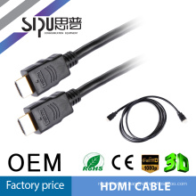 SIPU factory price 24K gold plated hdmi cable 3m